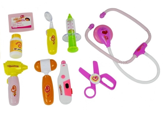 Koffertje met accessoires voor arts