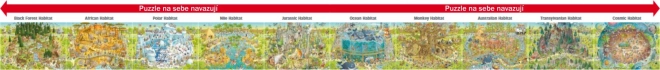 HEYE Puzzel Gekke ZOO: Tentoonstelling Zwarte Woud 1000 stukjes