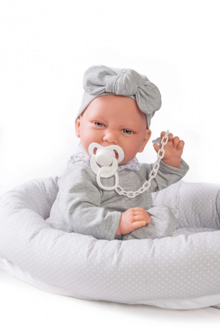 Antonio Juan 33228 CARLA - realistische pop baby met zacht stoffen lichaam - 42 cm