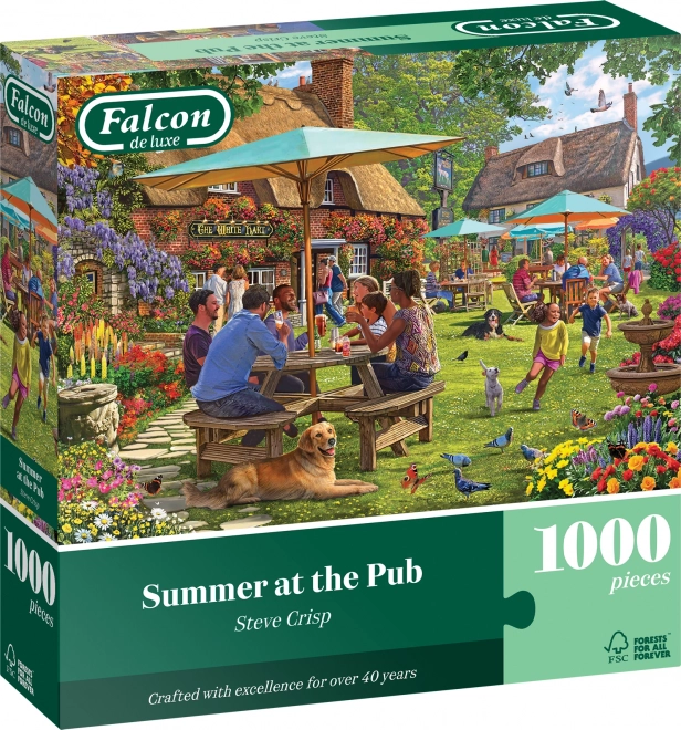 FALCON Puzzel Zomer in de Herberg 1000 Stukjes