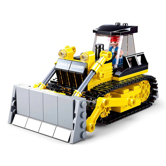 Realistische rupsbulldozer
