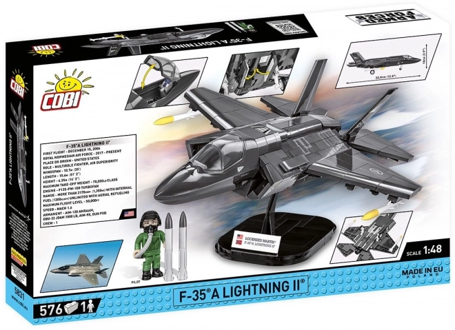 COBI 5831 Gewapende Strijdkrachten F-35A Lightning II Noorwegen, 1:48