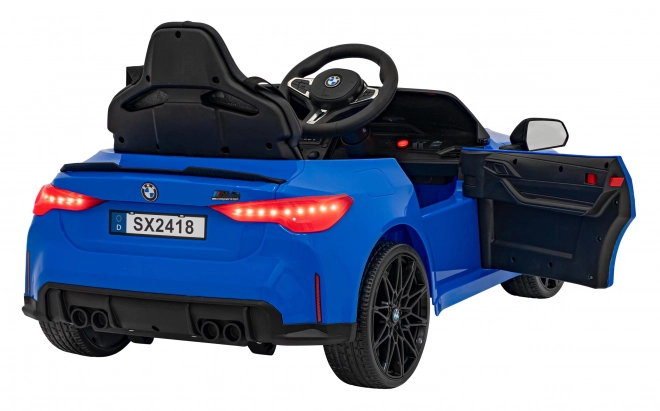 BMW M4 Witte Voertuig – Blauw