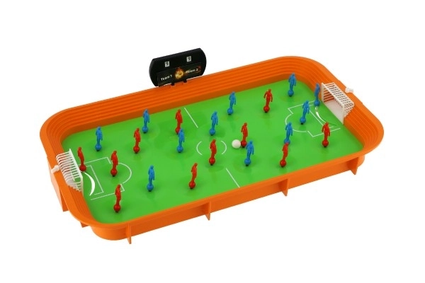 Voetbal/Voetbalbordspel plastic in doos 53x31x9cm