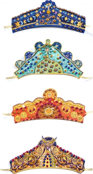 Doe-het-zelf Glitter Kronen DJECO