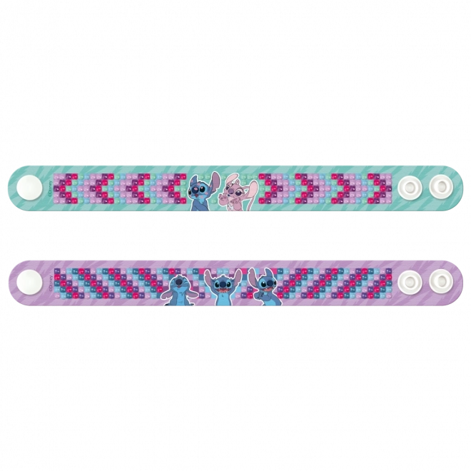 Diamantschilderen - het maken van armbanden met Stitch-motief