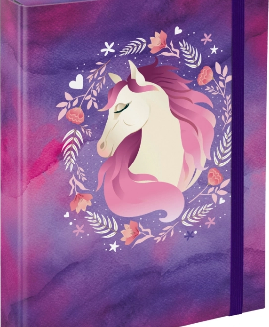 Mappen voor A5-schoolschriftjes met paardenmotief