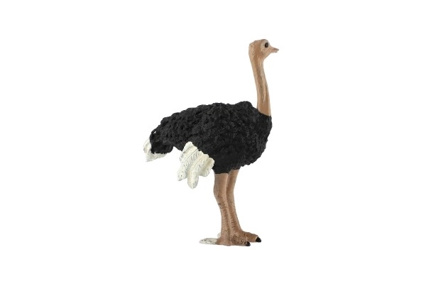 Struisvogel tweeteense zoetgegoten kunststof 11cm in zak