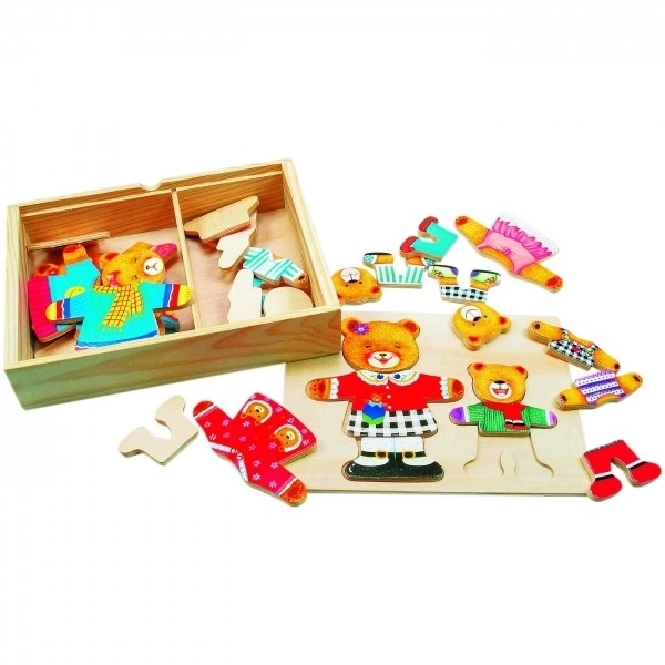 Puzzel - berenkledingkast