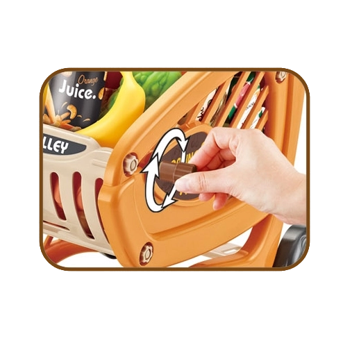 Kinderwinkelwagentje met accessoires van Woopie