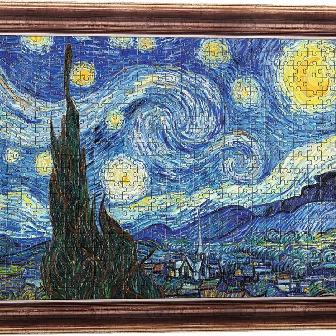 Puzzel met Lijst Sterrennacht 500 stukken