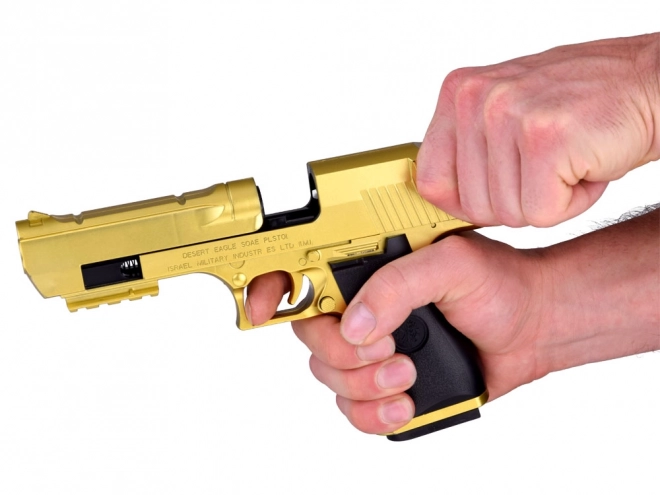 Kinderspeelgoedpistool met schuimkogels en demper