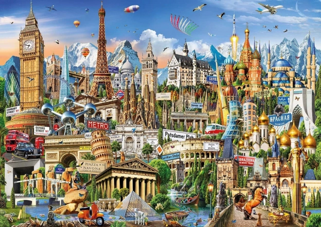 Puzzel 2000 onderdelen, Europa