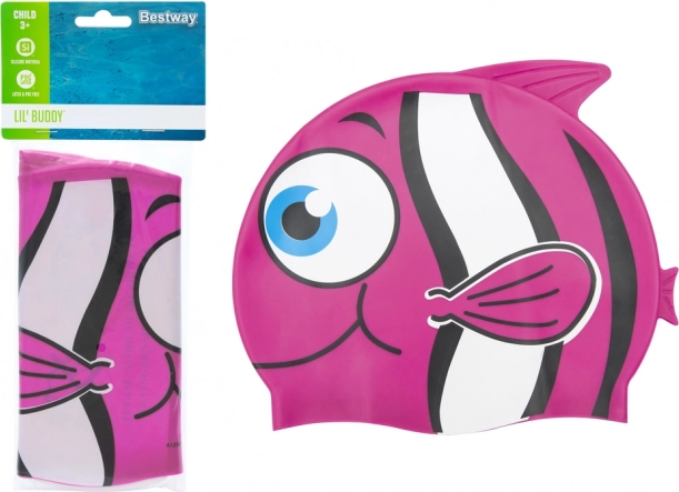 Bestway kinderbadmuts in de vorm van een visje – Roze
