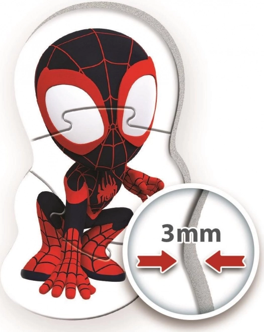 CLEMENTONI Mijn eerste puzzel Spidey en zijn geweldige vrienden 4-in-1 (3,6,9,12 stukjes)
