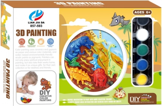 Set voor 3D-schilderen – dinosaurussen