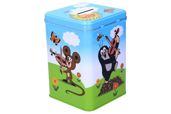 Grote blikken spaarpot met Molletje
