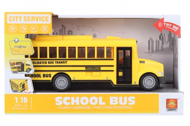 Batterij-aangedreven schoolbus