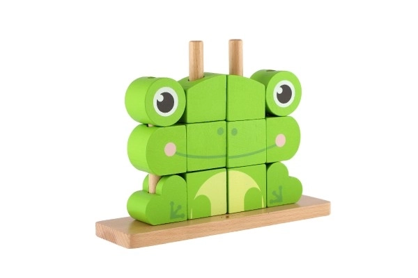Houten puzzel - Kikker