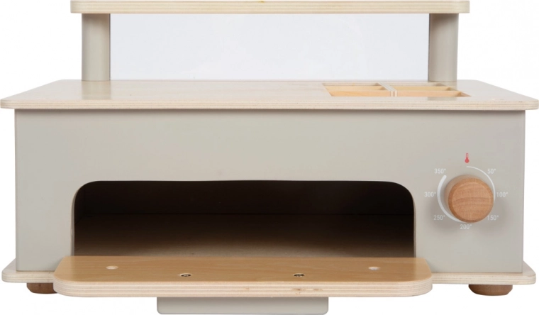 Authentieke houten oven met klikknop