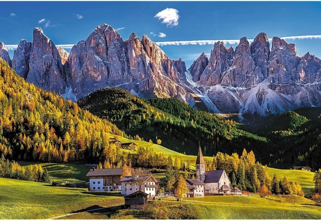 Adembenemend motief Val di Funes in de Dolomieten