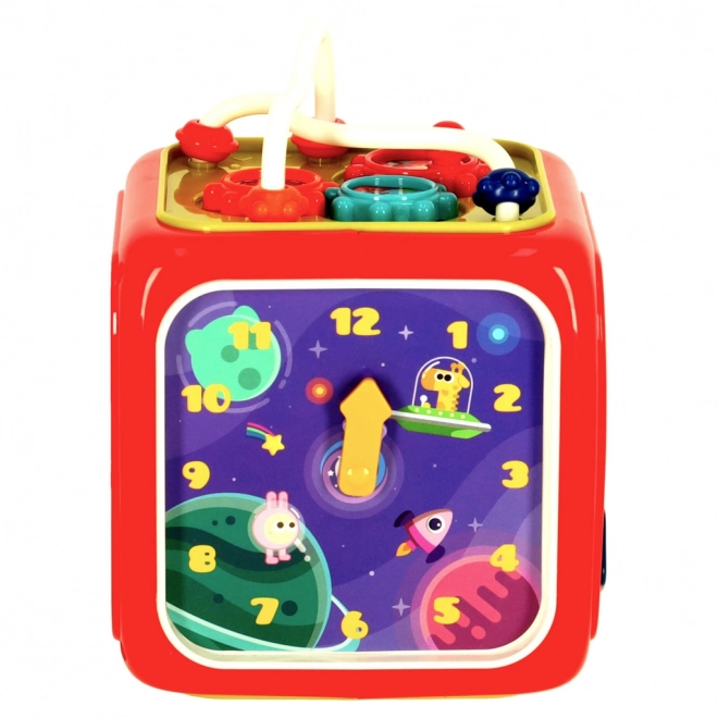 Interactieve educatieve kubus 6-in-1 Bibi-inn roze