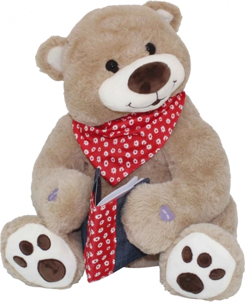 Sprookjesbeer Max – pluchen verteller met 3 Tsjechische sprookjes, 36 cm