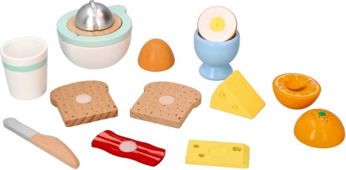 houten ontbijtspeelset met citruspers voor kinderen