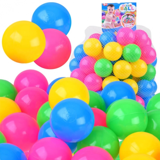 Gekleurde ballen voor het ballenbad 6,5 cm 100 stuks