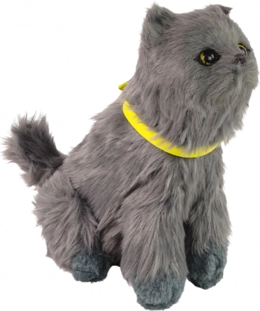 Interactieve pluchen kitten – miauwt, beweegt met het hoofd en de staart