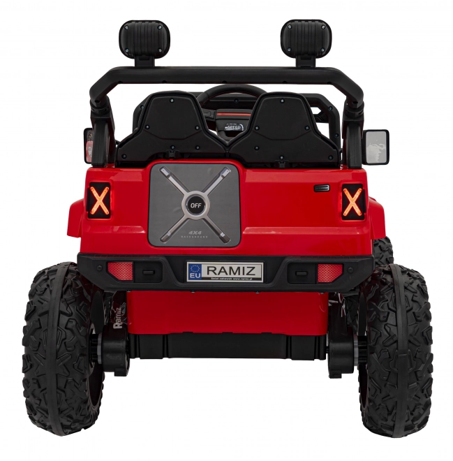 Elektrische kinderauto OFF ROAD Speed rood