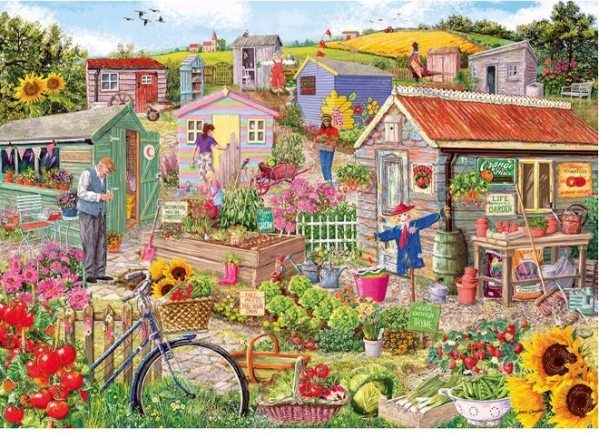 Puzzel Leven in de Tuin 1000 stukjes