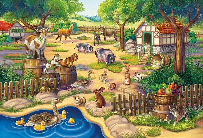 Puzzel Mijn favoriete dieren 3x48 stukjes