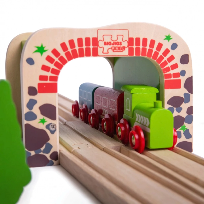 Bigjigs Rail Dubbele Spoortunnel