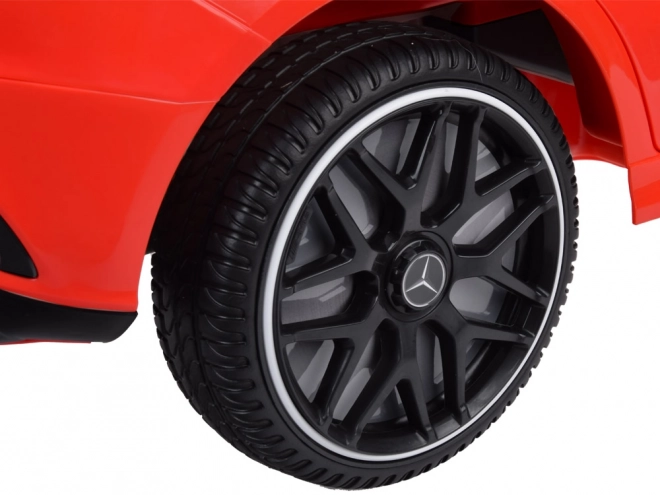 Elektrische kinderauto Mercedes AMG CLA 45s met schommelfunctie – Rood
