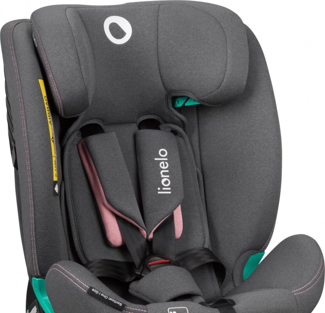 Draaibare autostoel voor kinderen Lionelo Bastiaan i-Size Pink Rose