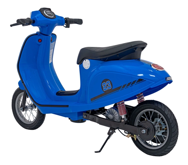 Elektrische Kinder Scooter Retro 23 blauw