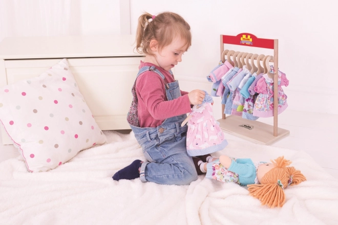 Bigjigs Toys Blauwe pyjama voor pop 28 cm