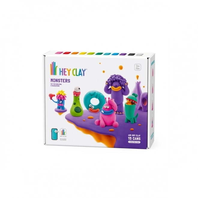 Hej Clay plastic set Monsters