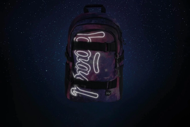 BAAGL 3 SET Skate Galaxy: rugzak, etui, zak