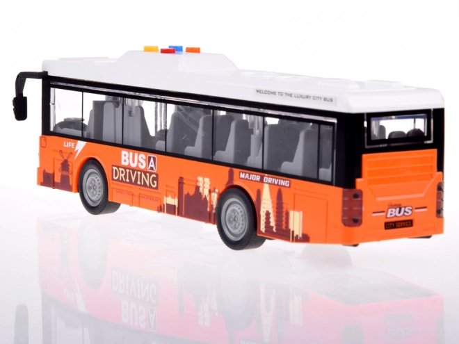 Grote bus met geluiden en lichten