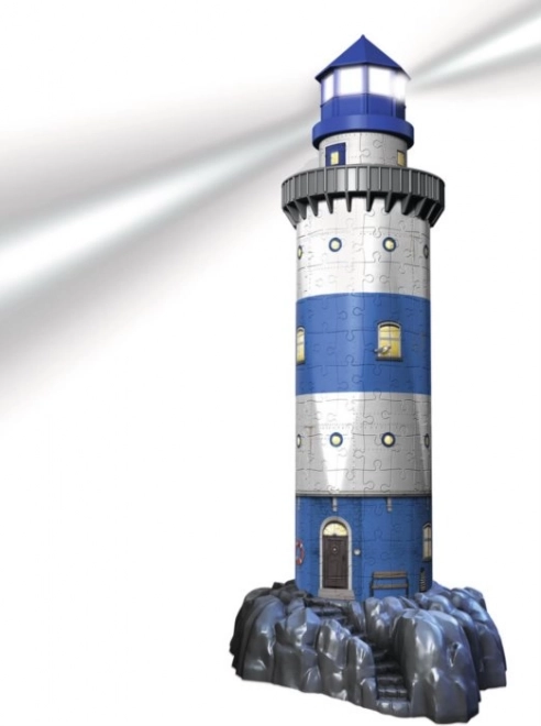 Ravensburger lichtgevende 3D puzzel vuurtoren nachteditie 216 stukjes