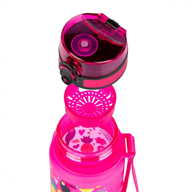 BAAGL Tritan fles voor drinken Flamingo's, 500 ml
