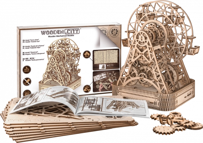 Houten model van het reuzenrad WOODEN CITY