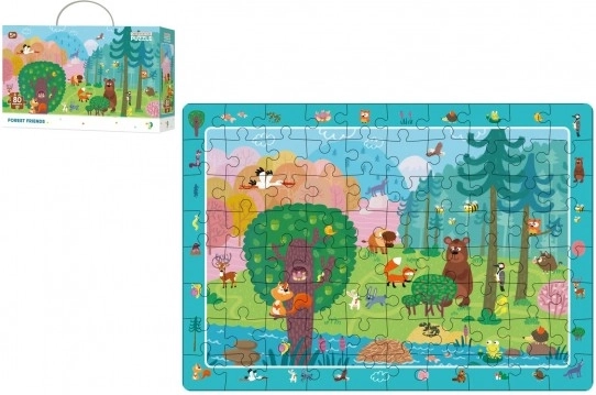 Puzzel Bosvrienden 80 stukjes