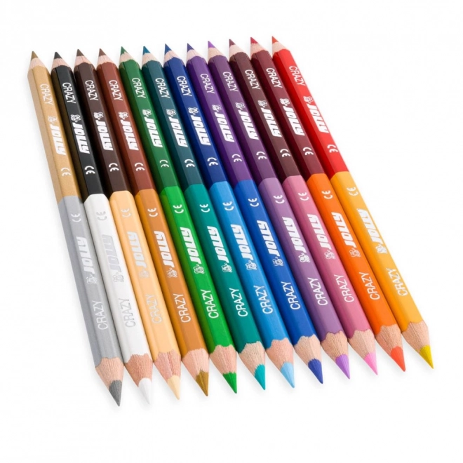 Dubbele kleurpotloden Crazy 12 kleuren