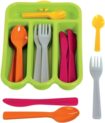Gowi set kinderkinderbestek – groen, 17-delig