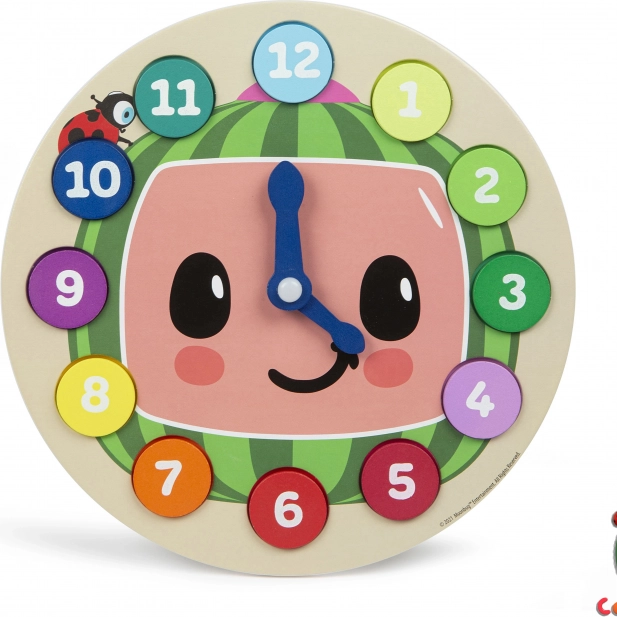 Houten klok CoComelon