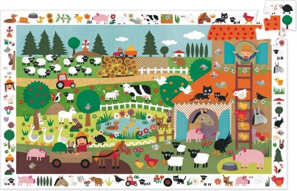 Observatiepuzzel Boerderij 35 stukjes