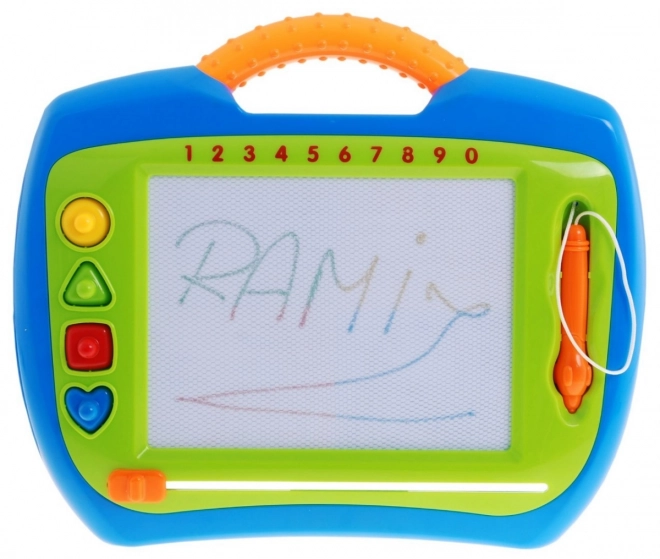 Happy Kinderen's Puzzel 3+ Creatief speelgoed + stylus + 4 stempels + tekeningen in 4 kleuren